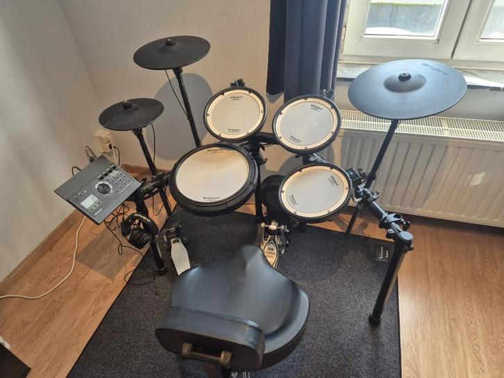 Roland TD-17KV2 E-Drum – complete set met accessoires, Muziek en Instrumenten, Drumstellen en Slagwerk, Zo goed als nieuw, Roland
