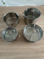 Lagostina kookpotten, Huis en Inrichting, Keuken | Potten en Pannen, Inox, Zo goed als nieuw, Keramische plaat, Ophalen