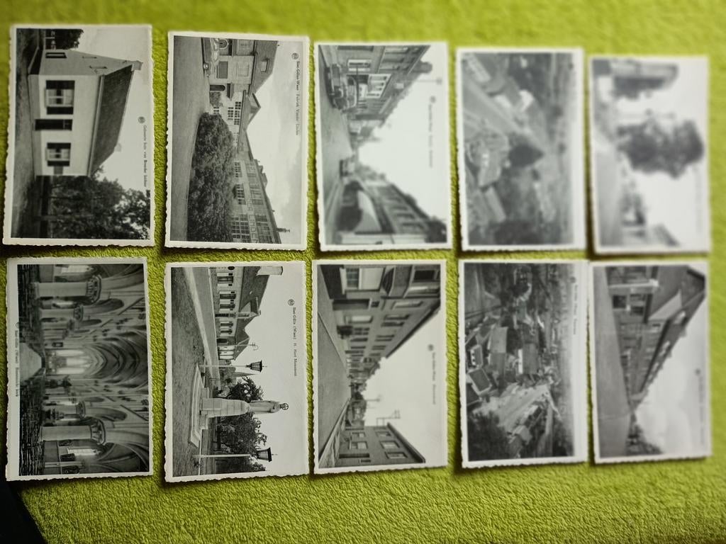 Oude postkaarten . Sint-Gillis Waas ., Enlèvement ou Envoi