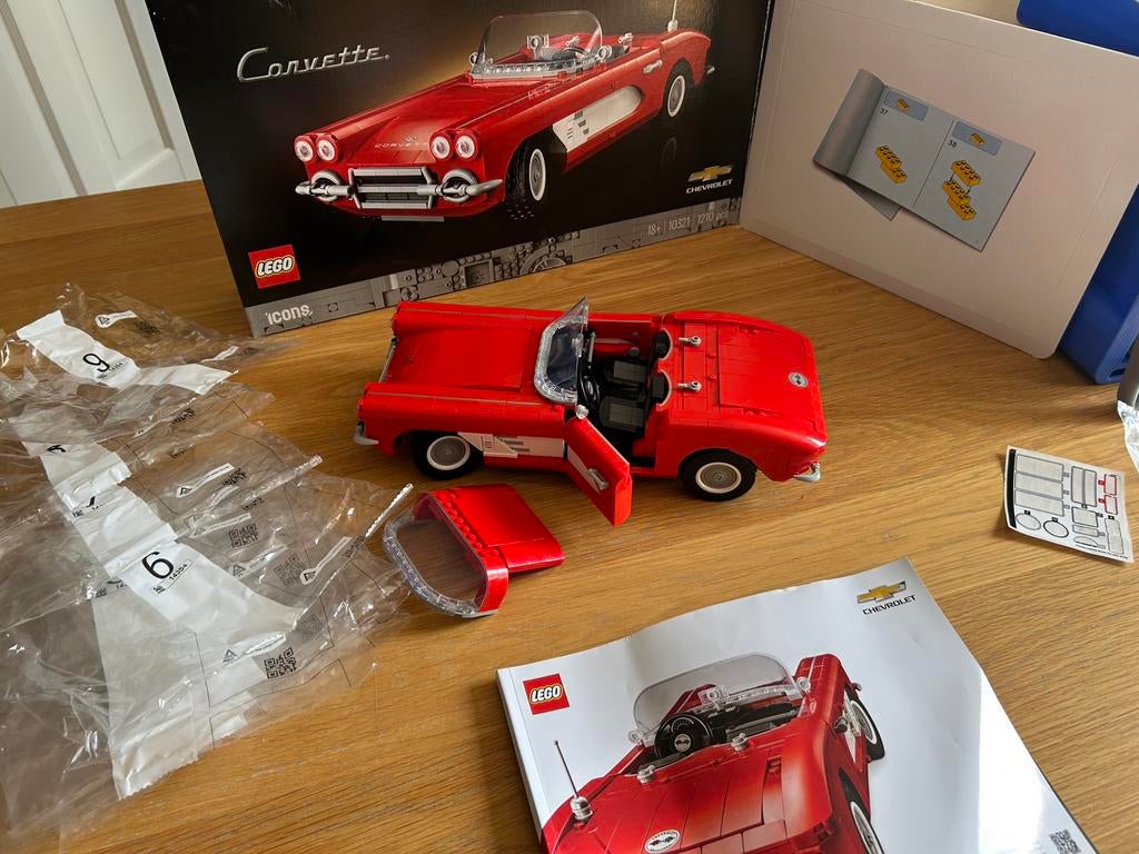 Lego Icons Chevrolet Corvette 10321, Ophalen of Verzenden