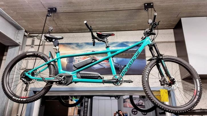 Tandem Moustache 27 X2  E-BIKE ZELDZAAM MTB, Fietsen en Brommers, Elektrische fietsen, Zo goed als nieuw, Moustache, 50 km per accu of meer
