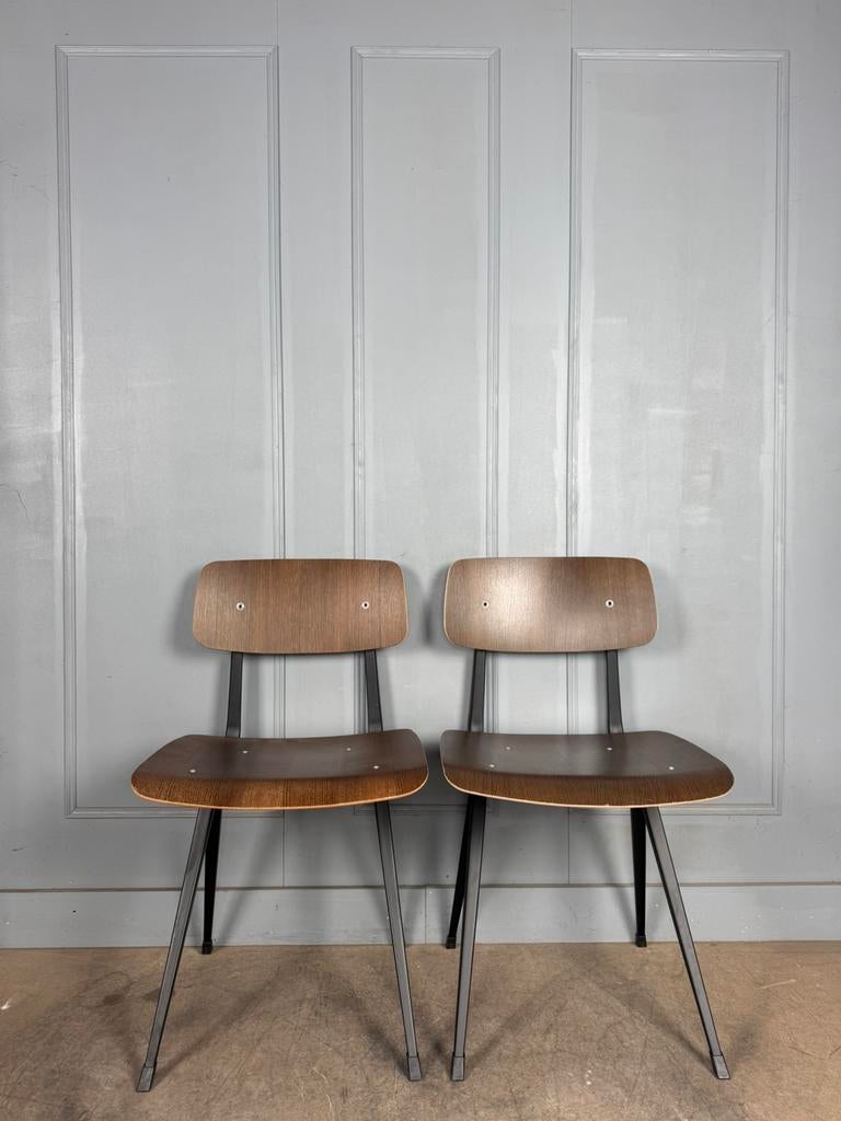 16 HAY Result design stoelen door Friso Kramer, Bruin, Ophalen of Verzenden, Zo goed als nieuw, Vijf, Zes of meer stoelen