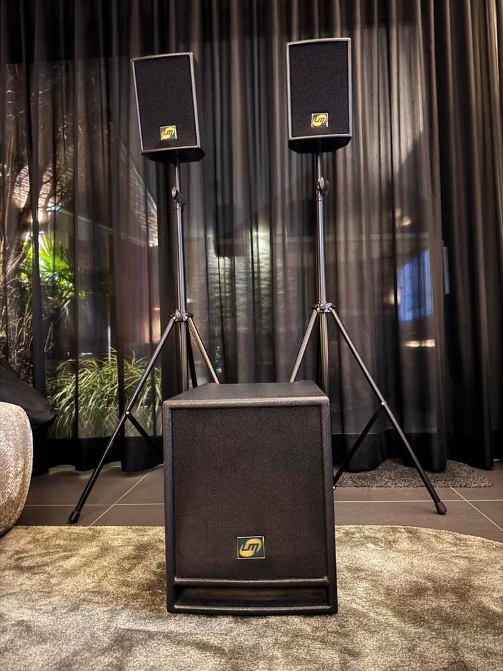 HK audio LUCAS XT - LEEM SP-400A pa set geluidsinstallatie, TV, Hi-fi & Vidéo, Enceintes, Comme neuf, Enlèvement