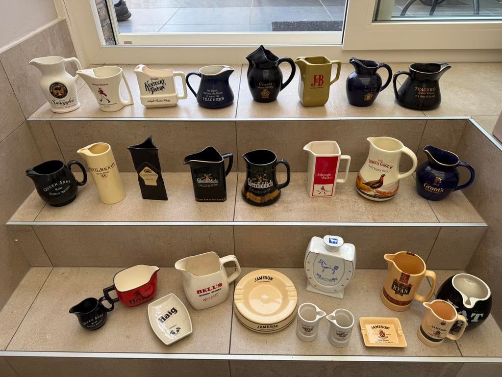 Lot whisky  waterkruikjes, Verzamelen, Ophalen, Zo goed als nieuw