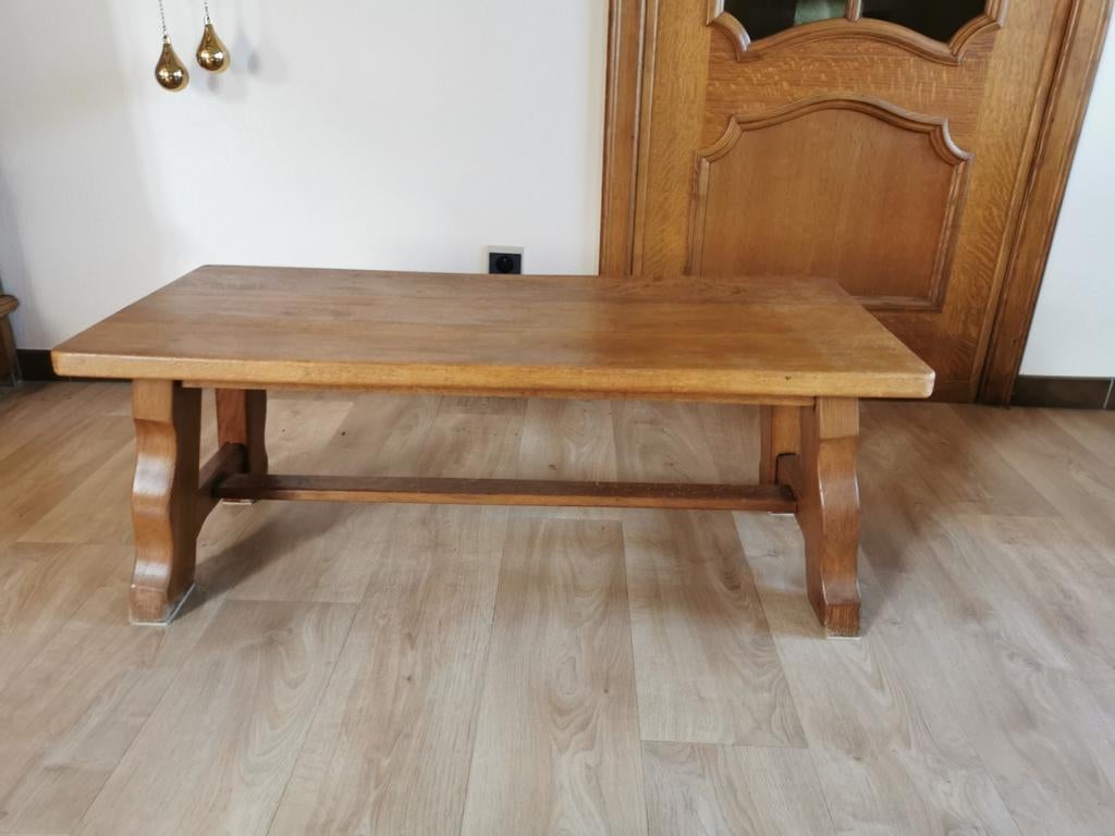 Eiken salontafel, Ophalen