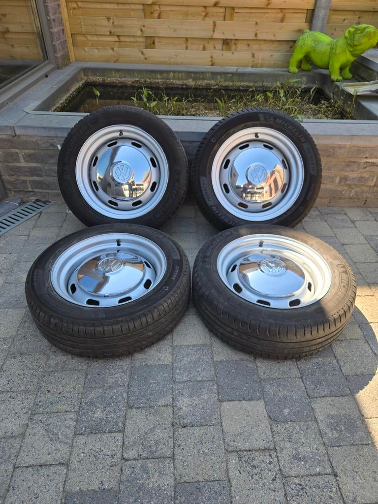 Vw kever velgenset., Autos : Pièces & Accessoires, Pneus & Jantes, Pneu(s), Enlèvement