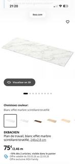 Plan de travail ikea, Enlèvement