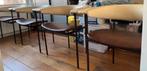 8 x Rudolf Wolf meander vintage design stoelen, Huis en Inrichting, Stoelen, Ophalen, Gebruikt, Jaren 60, Overige kleuren