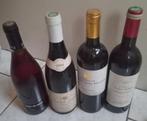 4 flessen wijn (o.a. Bourgogne Grand Cru, Bordeaux Superieur, Divers, Produits alimentaires, Enlèvement
