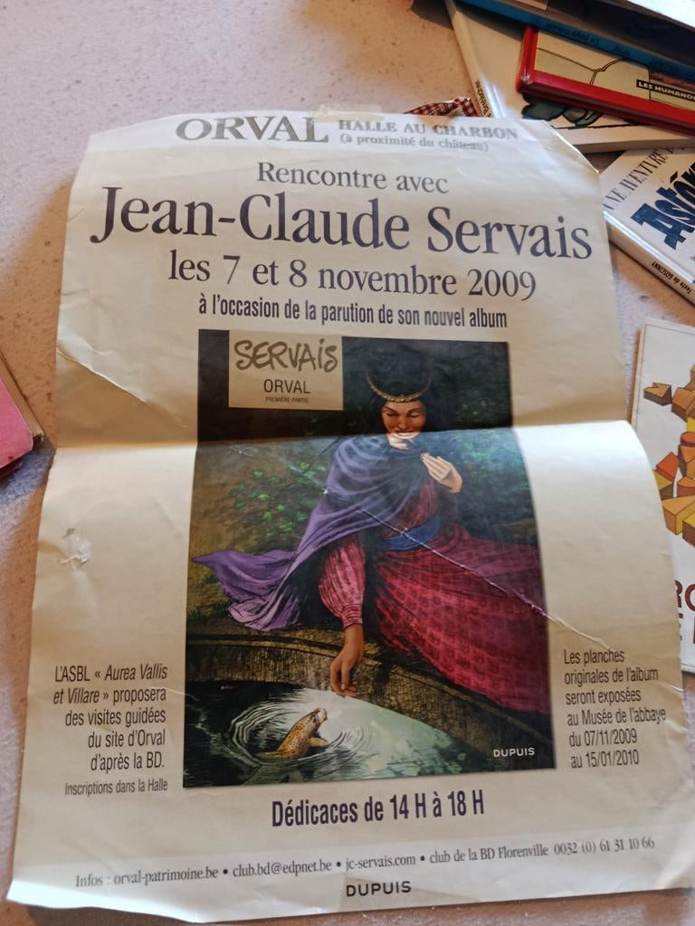 Orval servais ancienne affiche