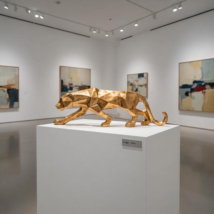 Golden Panther, Antiek en Kunst, Kunst | Designobjecten, Ophalen of Verzenden