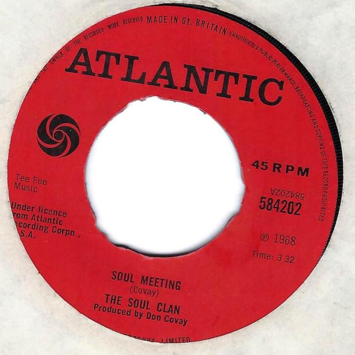 Northern soul 45: The Soul Clan "Soul meeting", Cd's en Dvd's, Vinyl | R&B en Soul, Gebruikt, R&B, 1960 tot 1980, Overige formaten