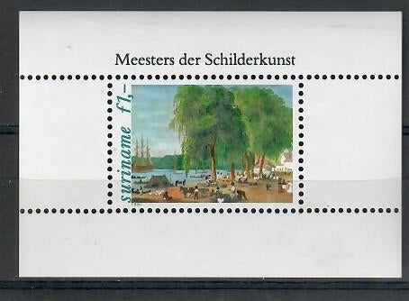 Suriname yvertnrs.: blok 36 postfris, Enlèvement ou Envoi, Non oblitéré