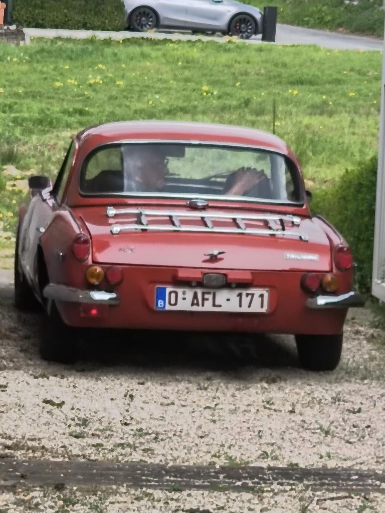 Triumph Spitfire Mark III , 1970 met hardtop en softtop ., Auto's, Zwart, Cabriolet, Leder, Handgeschakeld