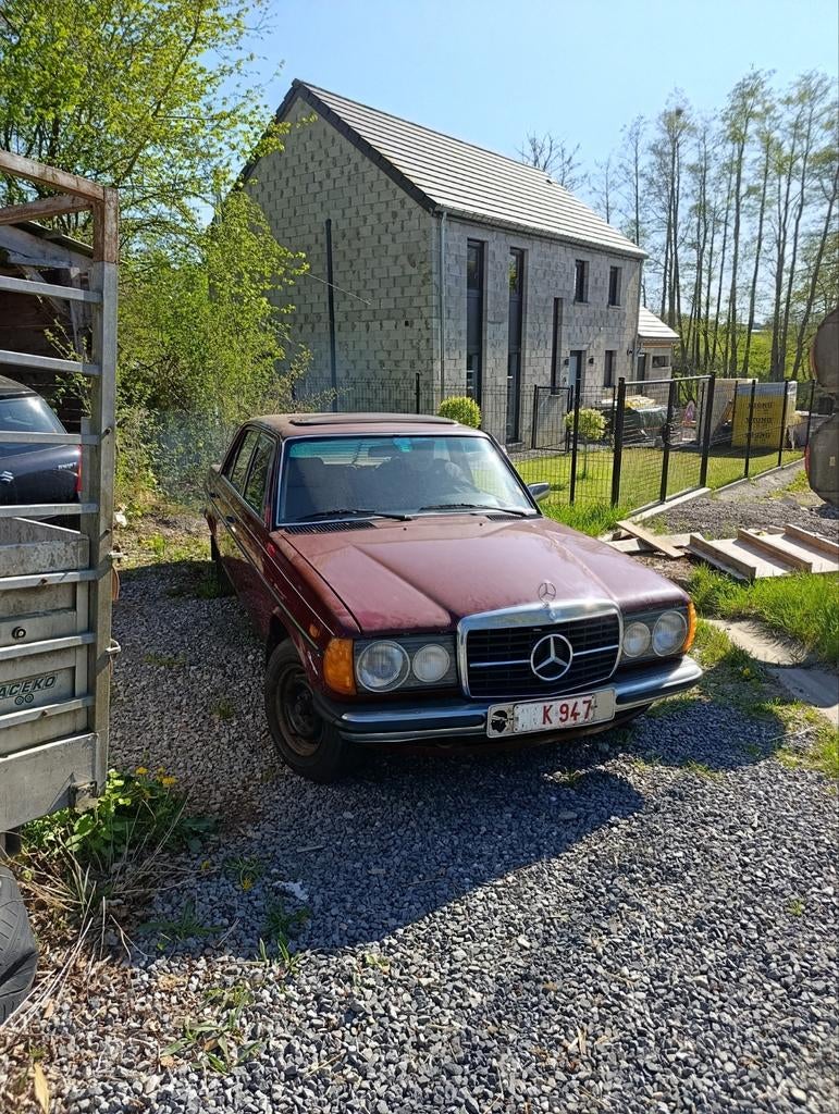 Mercedes Benz w123 240D, CL, Particulier, Te koop, Open dak