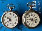 Set Heren Roskopf (GERESERVEERD), Handtassen en Accessoires, Overige merken, Zakhorloge, Staal, 1930 tot 1960