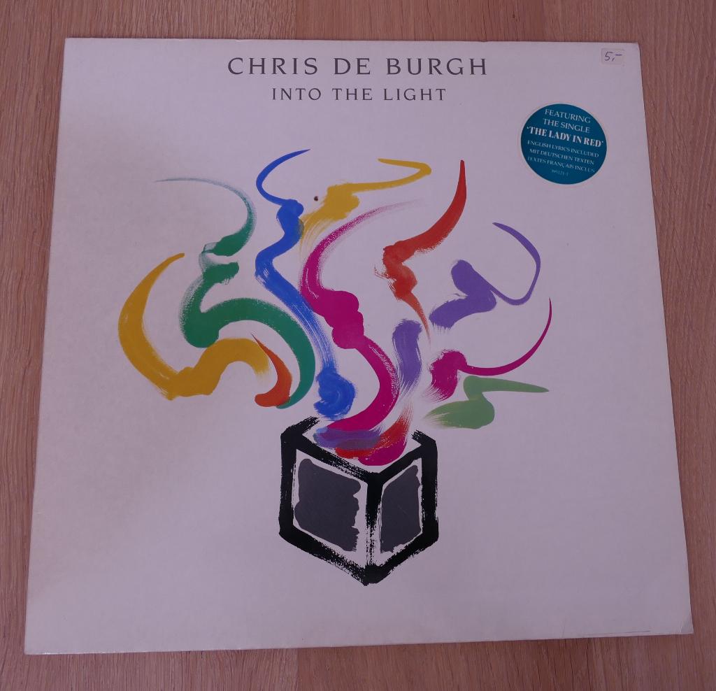 LP Chris de Burgh ‎– Into The Light, Ophalen of Verzenden, Zo goed als nieuw, 12 inch, Poprock