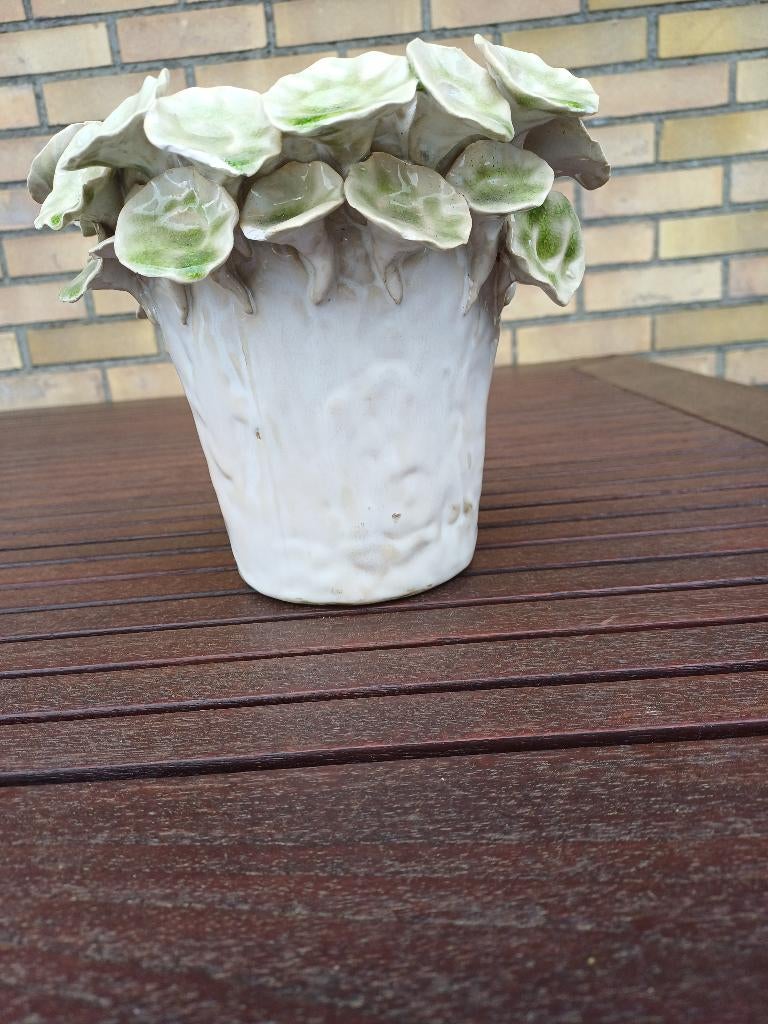 Keramieken bloemot, Huis en Inrichting, Ophalen, Keramiek, Overige typen, Zo goed als nieuw