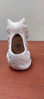 Vintage bloempotje poes, Ophalen