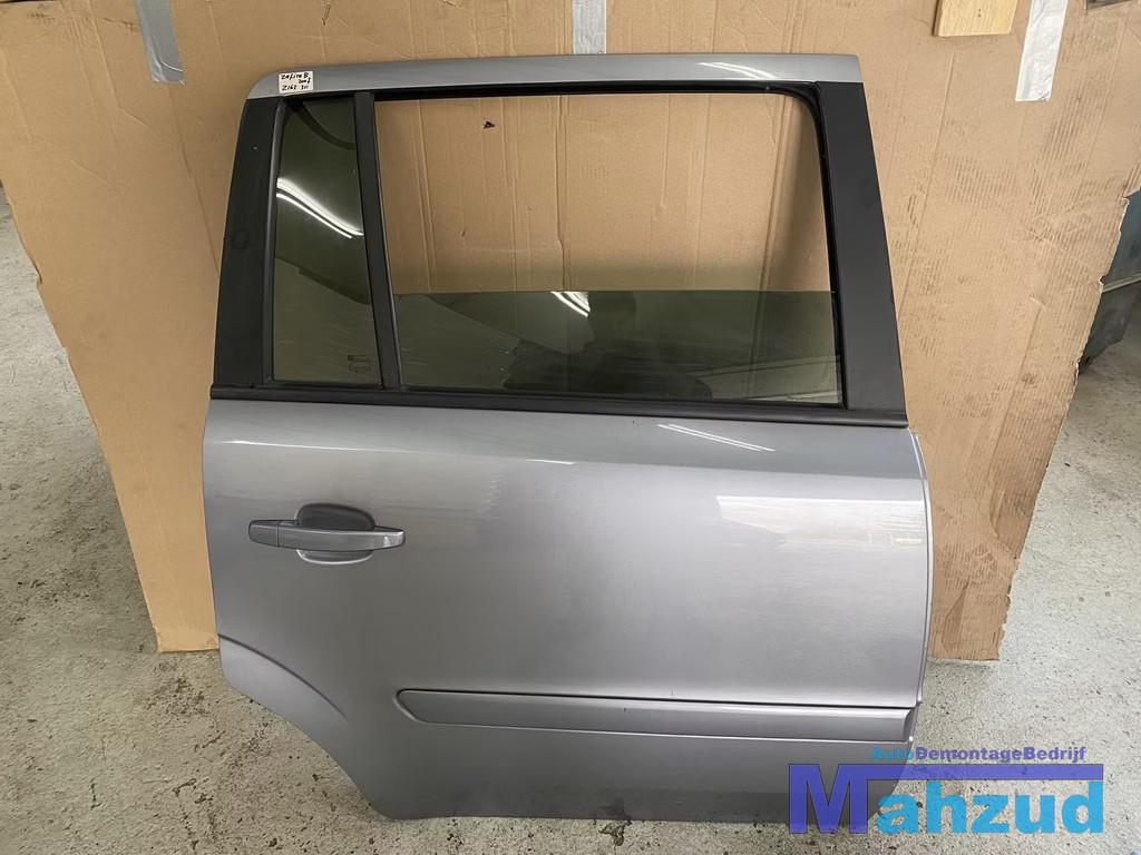 OPEL ZAFIRA B Grijs Z163 Rechts achter deur portier 2005-201, Opel Automobile GmbH, Porte, Arrière, Opel