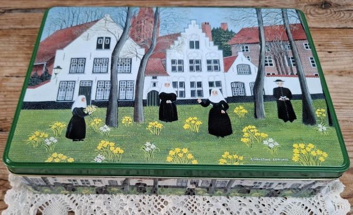 Jules Destrooper blik, Begijnhof Brugge, nonnen en pater, Collections, Religion, Utilisé, Christianisme | Catholique, Autres types