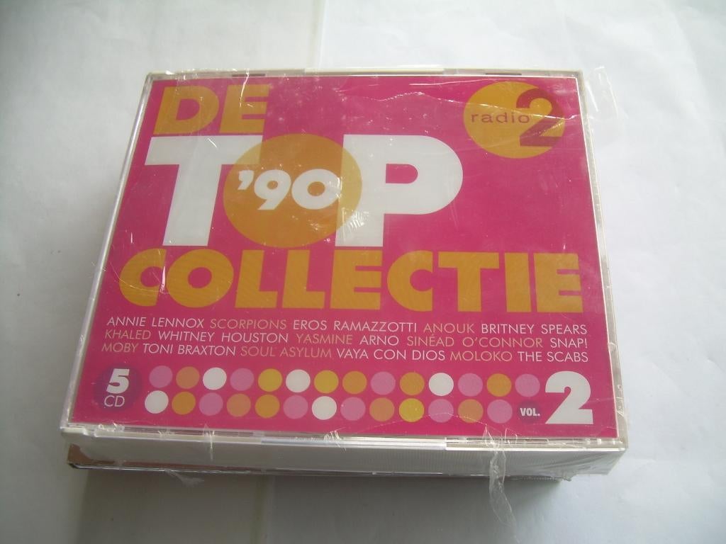 5 CD BOX - RADIO 2 - DE TOP COLLECTIE - 80 - VOL 2, Cd's en Dvd's, Ophalen of Verzenden, Nieuw in verpakking, Pop, Boxset