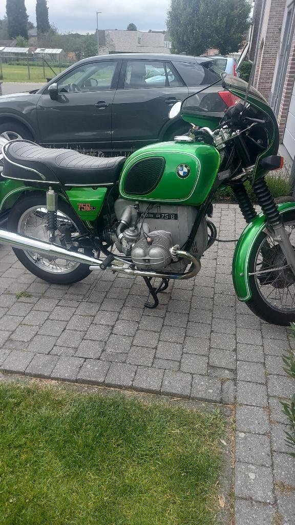 BMW R75/6 , 1976 Classic bike Original non restored topstaat, Motoren, 750 cc, 2 cilinders, Cardan-aandrijving, Gebruikt