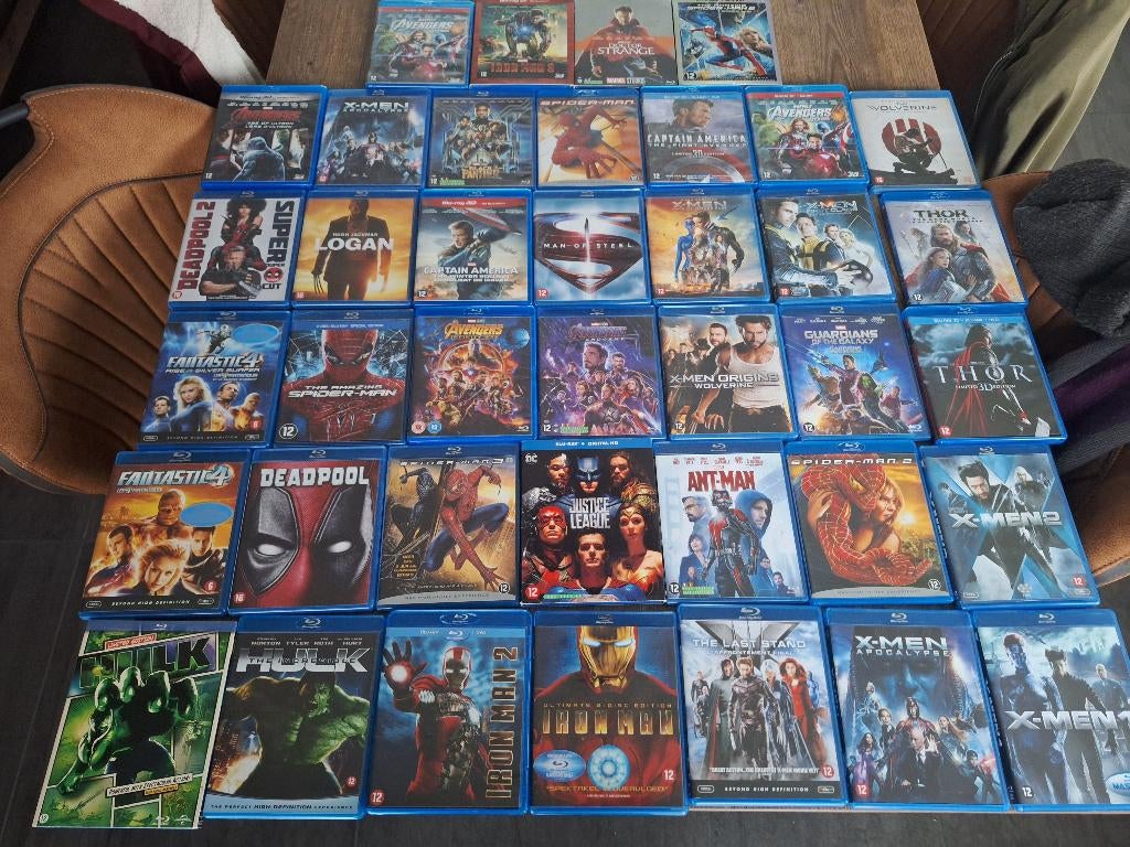 Marvel blurays, Ophalen