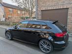 Audi A3 Sportback SLine 30tsfi zwart, bouwjaar 03/20, 151000, Auto's, Zwart, Leder, Particulier, Te koop