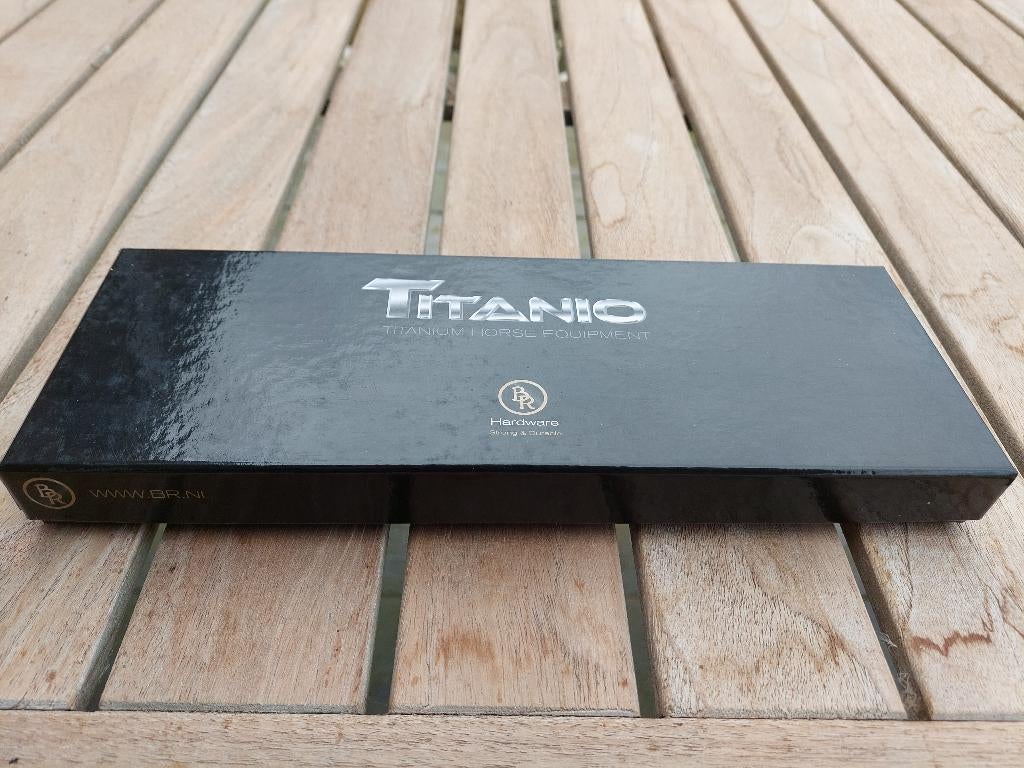 TITANIO bit  12,5 cm x 16 mm  - 1x gebruikt!, Animaux & Accessoires, Chevaux & Poneys | Brides & Harnachement, Enlèvement, Comme neuf