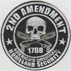 Second Amendment stoffen opstrijk patch embleem, Verzamelen, Verzenden, Nieuw