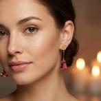 Bijoux faits main en pâte polymère, Envoi, Autres matériaux, Boucles d'oreilles