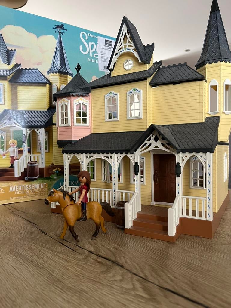 playmobil spirit set 9475, Ophalen of Verzenden, Gebruikt, Poppenhuis