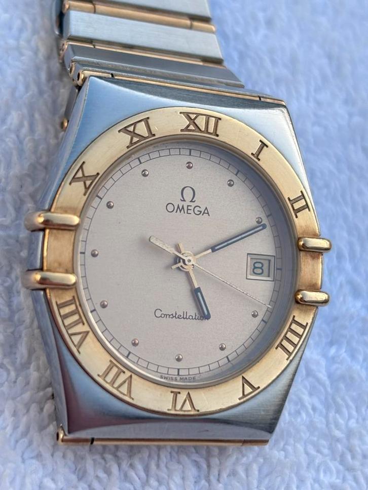Omega Constellation « Manhattan » — acier et or 18 ct, Bijoux, Sacs & Beauté, Montres | Hommes, Comme neuf, Montre-bracelet, Omega