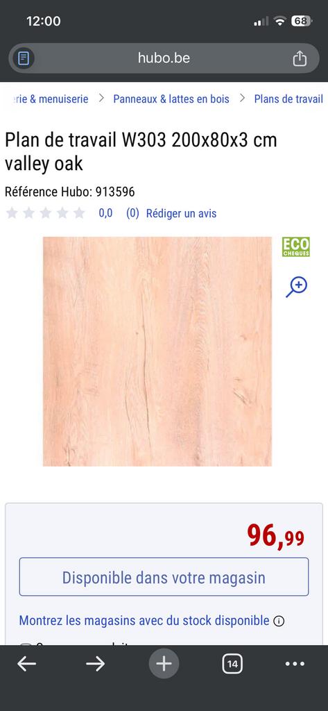 Plateau de bureau HUBO, Enlèvement, Comme neuf