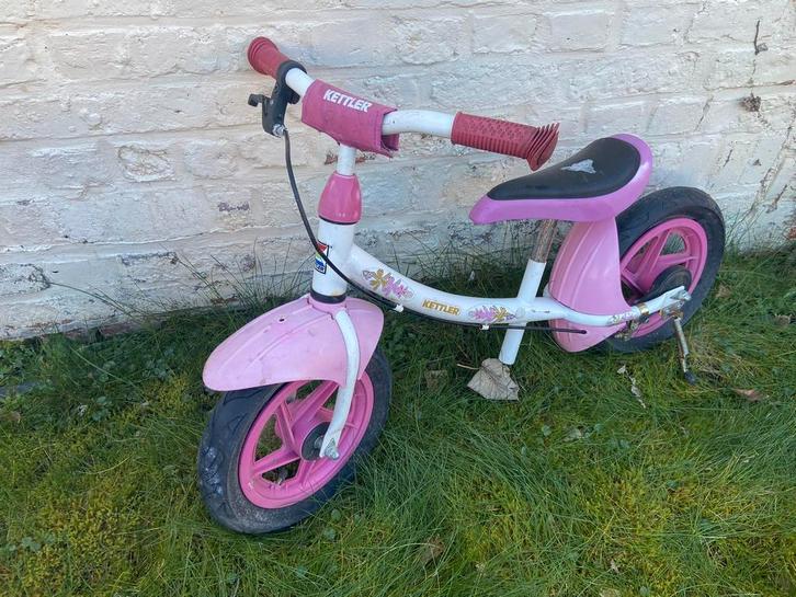 Loopfiets meisjes roze Kettler, Kinderen en Baby's, Speelgoed | Buiten | Voertuigen en Loopfietsen, Gebruikt, Loopfiets, Ophalen