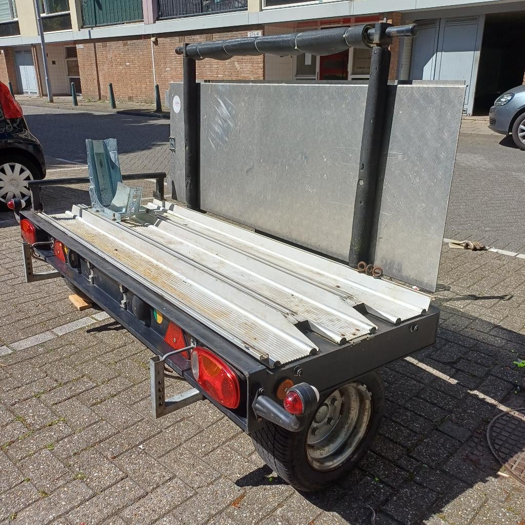 Shorty Motor/brommer fietsaanhangwagen. Gebruikt. Rotterdam., Ophalen, Gebruikt