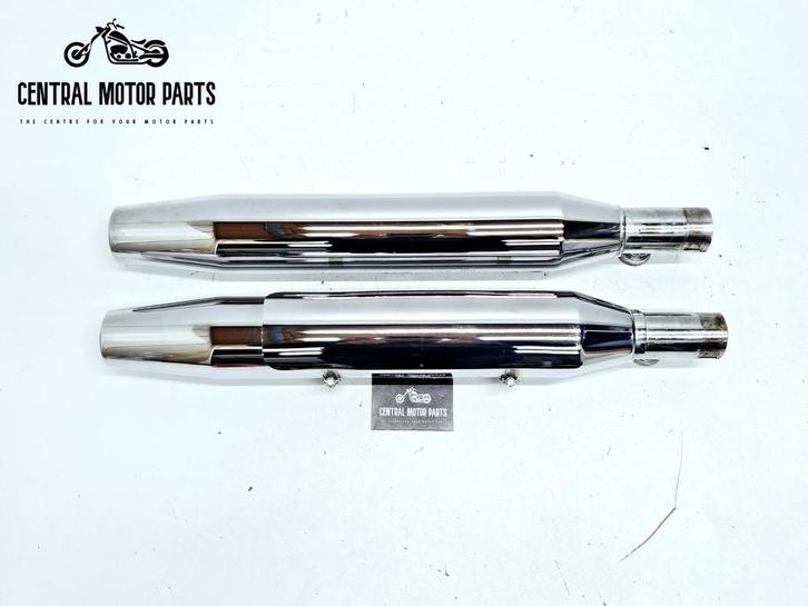 Slip ons Softail 2000-2003 chroom, Motoren, Onderdelen | Harley-Davidson, Gebruikt, Verzenden