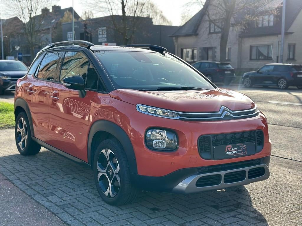 Citroen C3 Aircross 1.2i - 39.950km -Leder-Camera-Automaat, Auto's, 4 deurs, Overige kleuren, Leder, 5 zetels