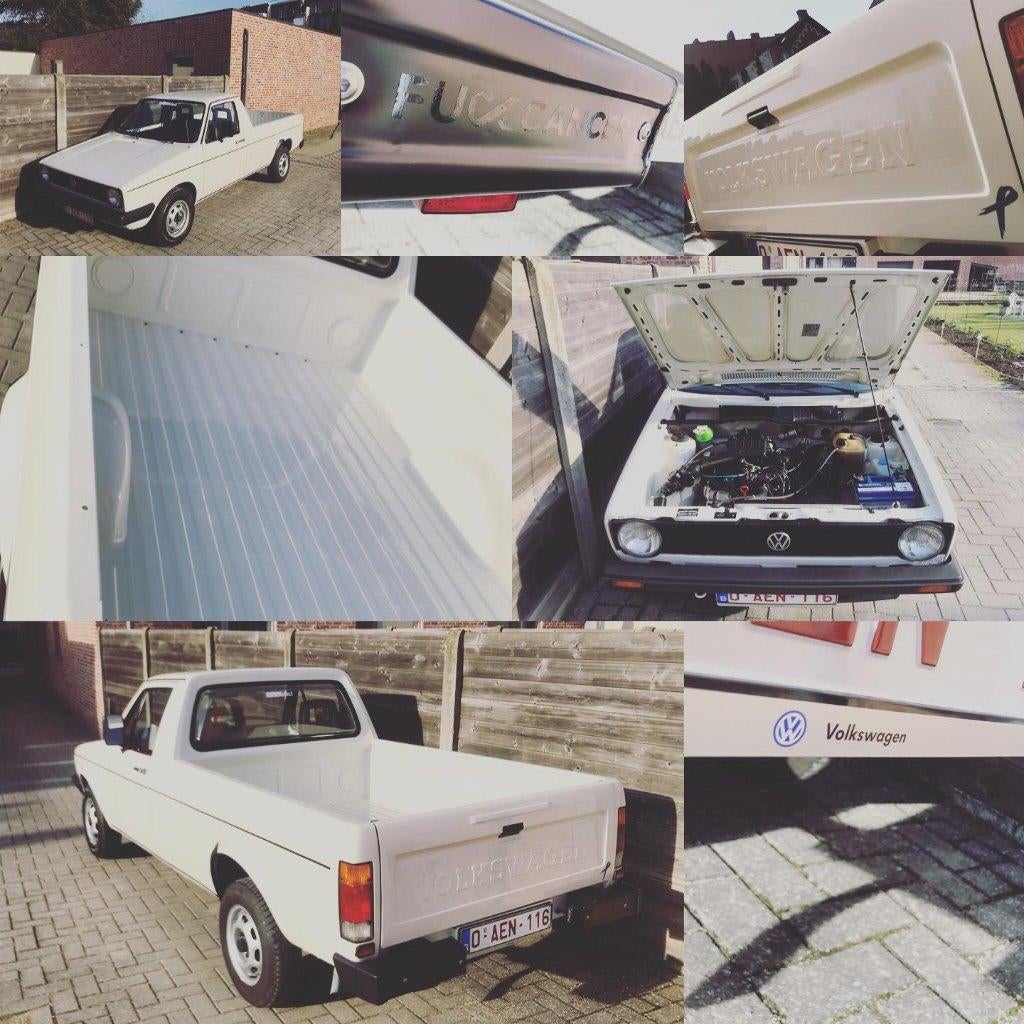 Volkswagen Caddy MK1 pick up truck, Autos, Cuir, Autres modèles, Achat, 2 places