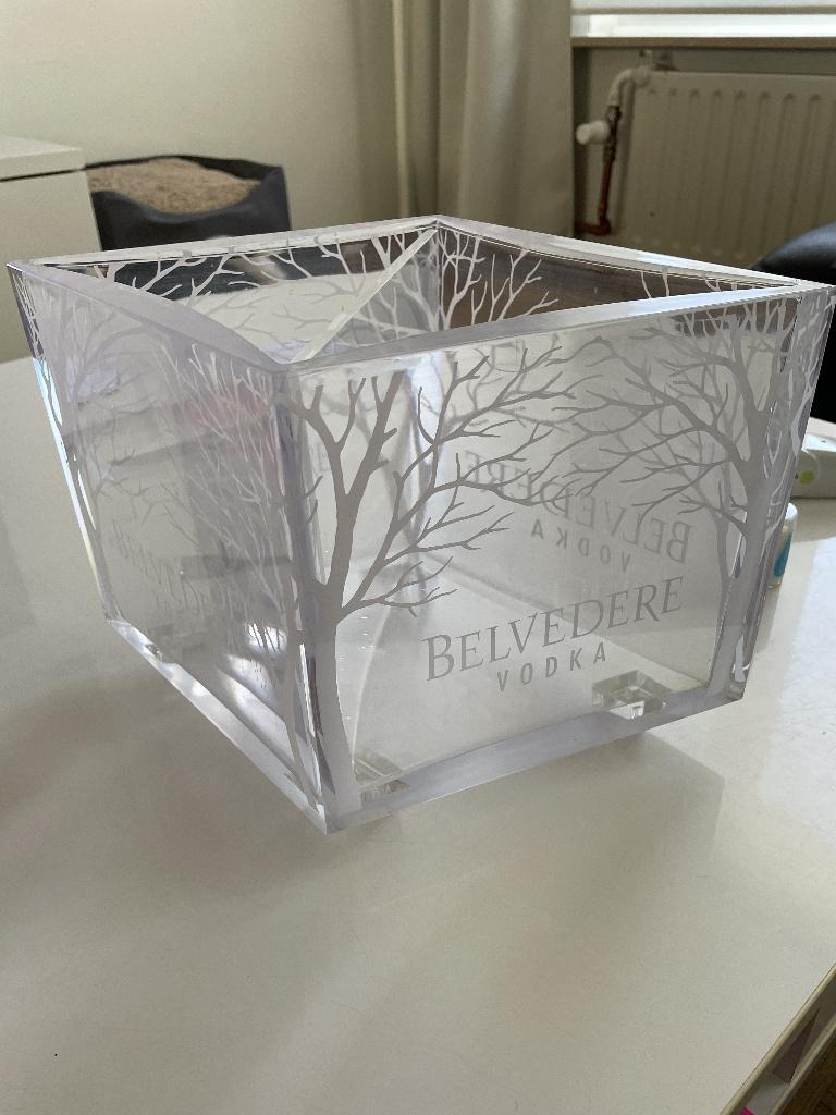 Seau à glace à vodka BELVEDERE en état neuf !, Collections, Enlèvement ou Envoi, Comme neuf, Ustensile