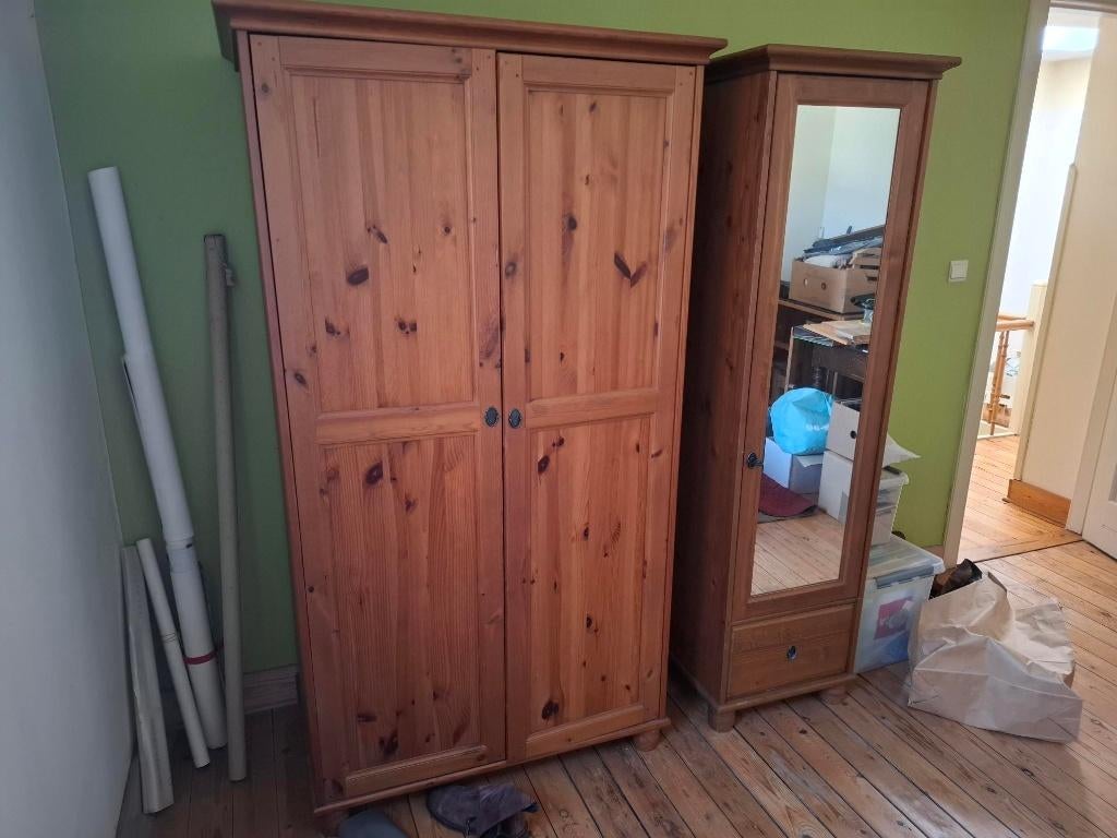 kledingkast en ladekast, Huis en Inrichting, Kasten | Kleerkasten, Ophalen, Gebruikt, 50 tot 100 cm, 150 tot 200 cm