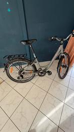 Lichtgrijs meisjes fiets, Ophalen, Gebruikt, 24 inch, Versnellingen