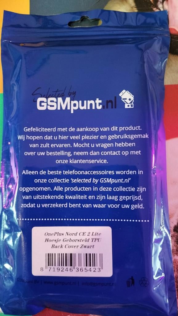 nieuw in verpakking hoesje back cover one plus nord CE 2, Ophalen of Verzenden