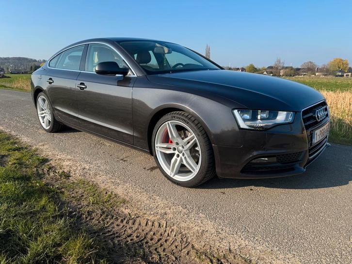 Audi A5 sportback, Auto's, Audi, Particulier, A5, Airconditioning, Benzine, Euro 6, Coupé, 5 deurs, Automaat, Zwart, Leder, Voorwielaandrijving