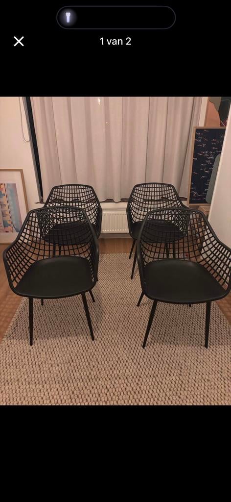 Tuinstoelen in perfecte staat, Enlèvement, Comme neuf, Plastique