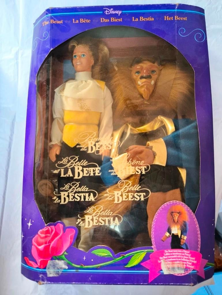 .Belle en het Beest Disney Mattel 1992. Dit beeldje van de b, Verzamelen, Poppen, Ophalen of Verzenden