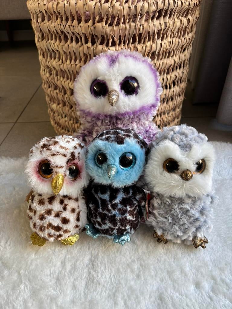 TY beanie uil knuffels, Enlèvement, Neuf, Ty