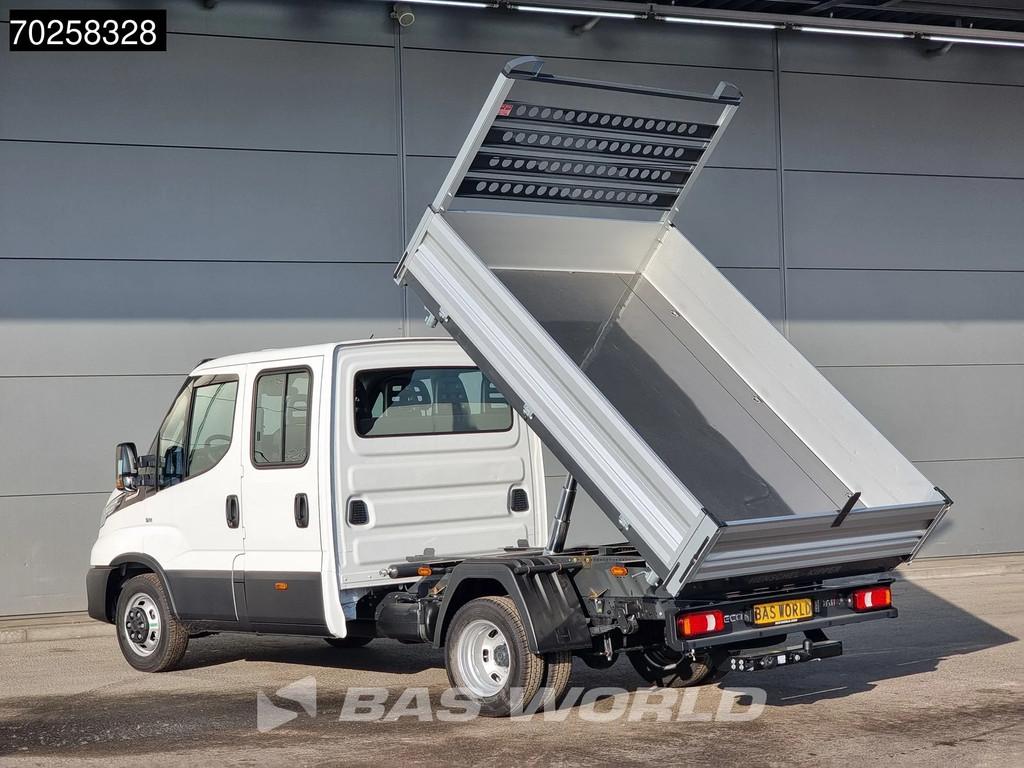 Iveco Daily 35C21 BPM VRIJ! 3-Zijdige Kipper Dubbel Cabine 2, Auto's, Stof, Euro 6, 4 cilinders, Iveco