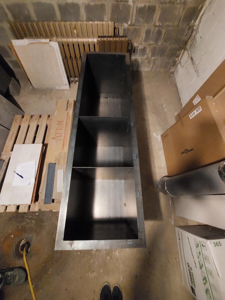 bac à bois pour intérieur, Enlèvement